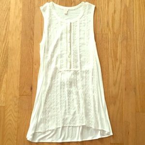 Anthropologie off white top